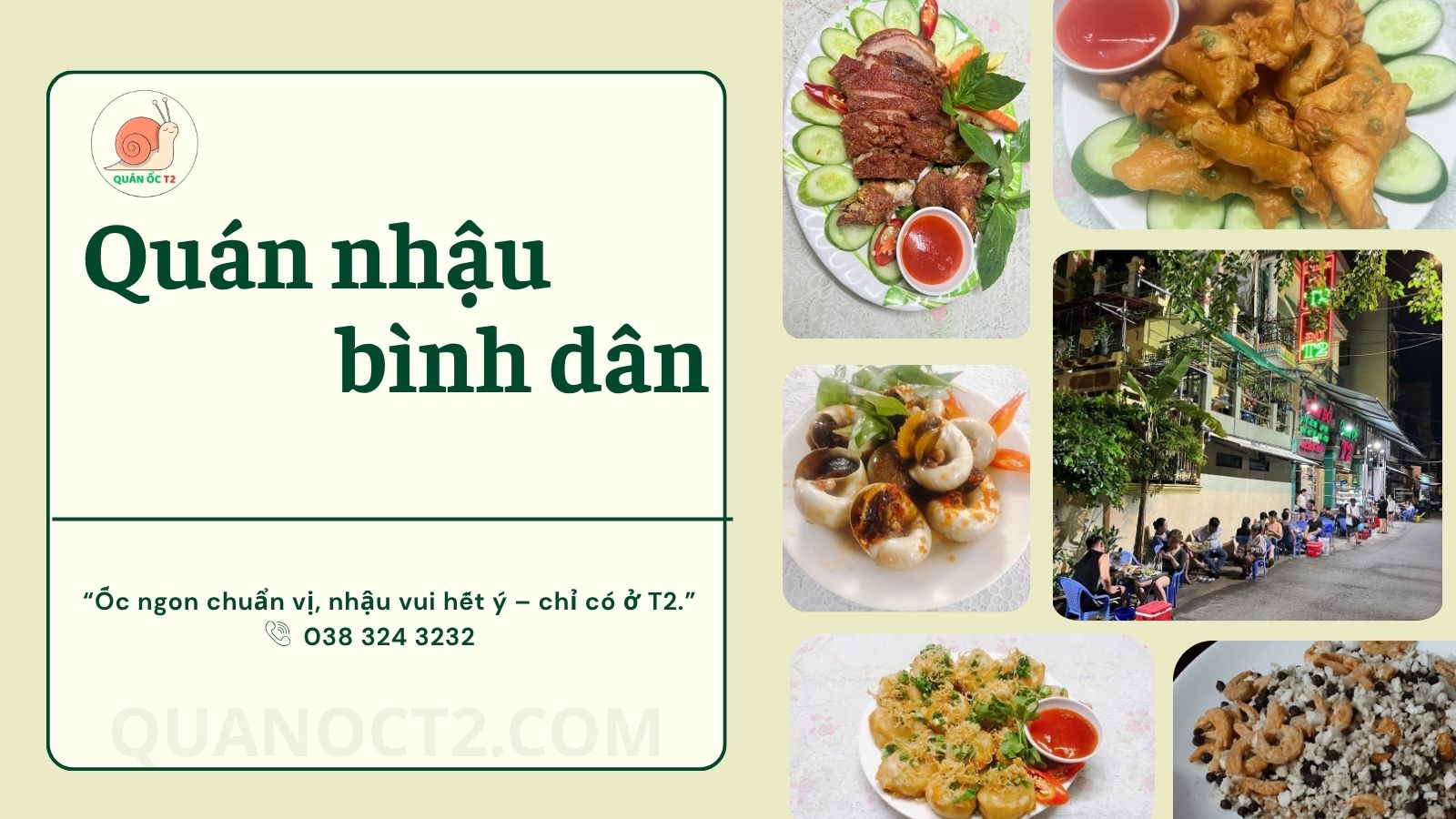 Quán nhậu bình dân, phục vụ nhanh, phù hợp cho buổi lai rai cuối tuần