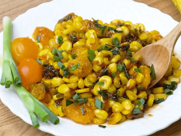 Bắp xào trứng muối