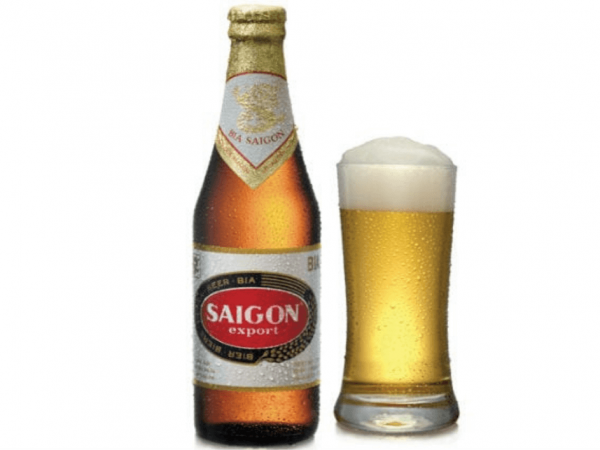 Bia Sài Gòn đỏ chai