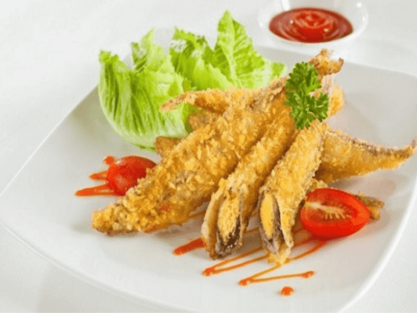 Cá trứng chiên giòn
