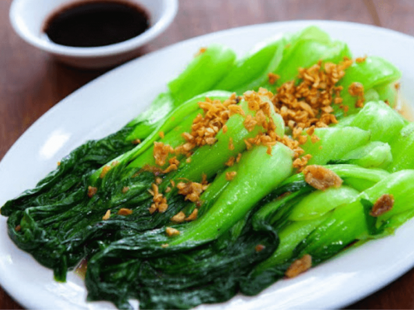 Cải thìa xào tỏi