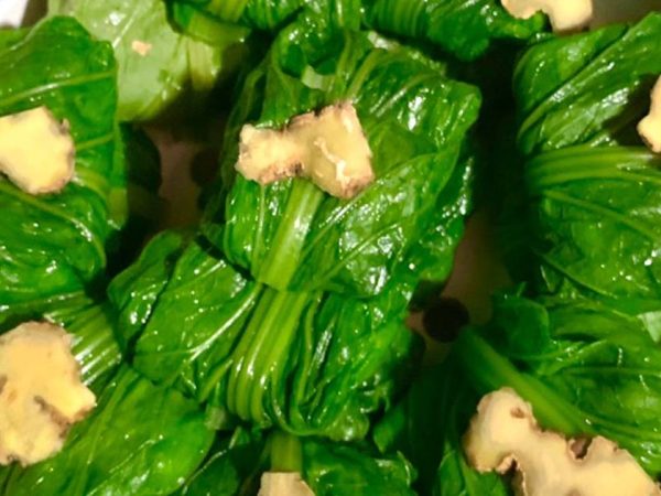 CHẢ CÁ THÁC LÁC CUỘN CẢI BẸ XANH