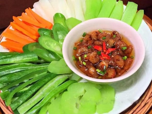 Rau luộc - khò quẹt