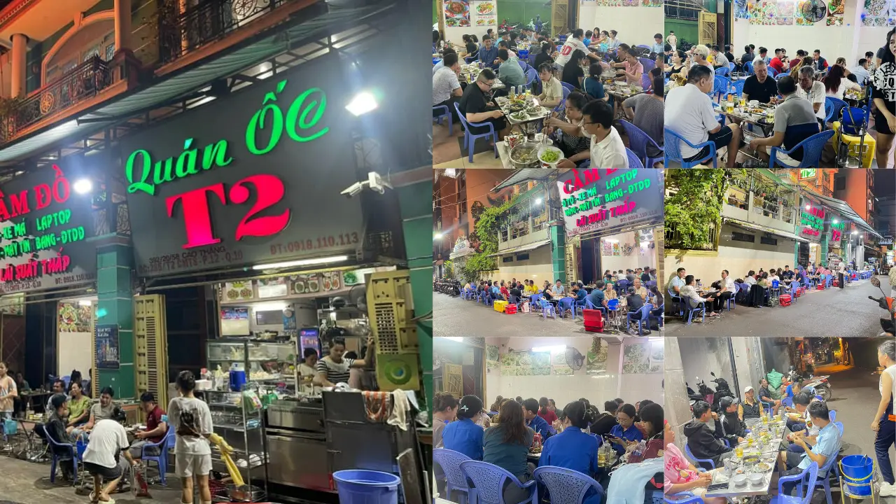 Địa chỉ quán ốc T2